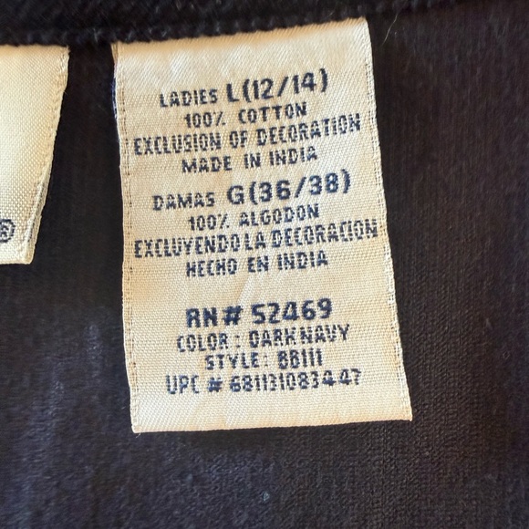 Vintage Bobbie Brooks Dark Blue Vest with Red Details - Picture 5 of 9